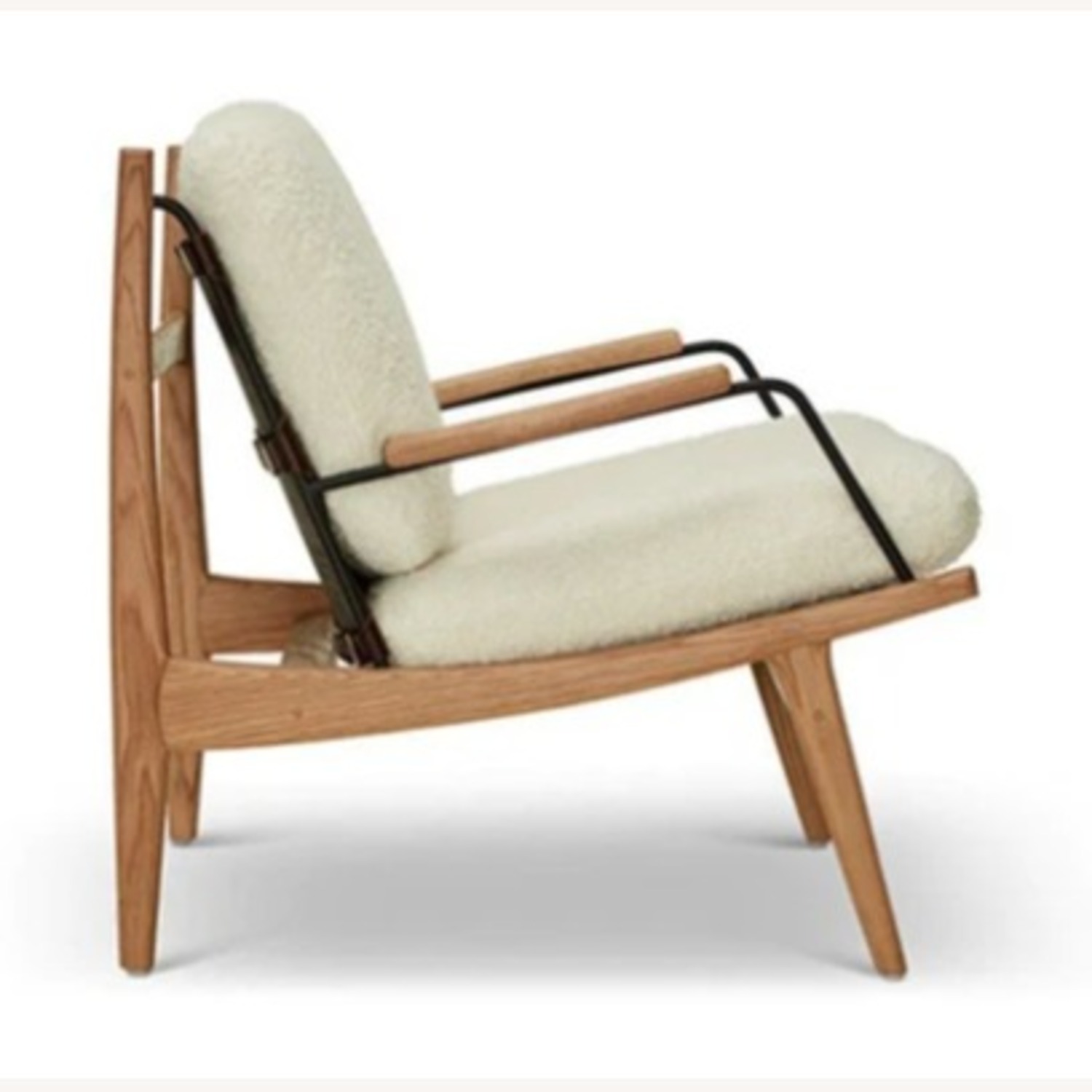 Lawson-Fenning Maker's Armchair + Ottoman Lt Green - image-16