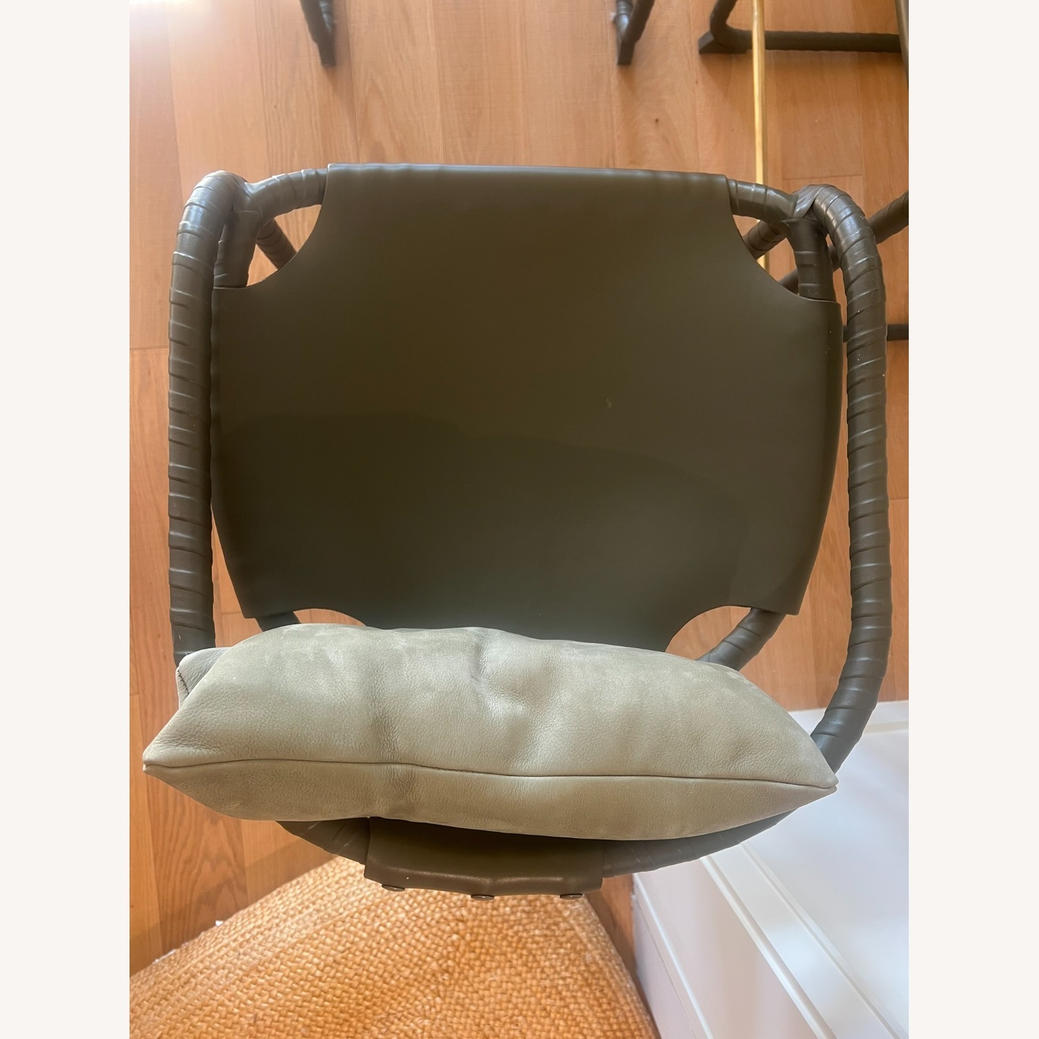 Ochre caribou stools set of 3 Luxury Leather - image-6