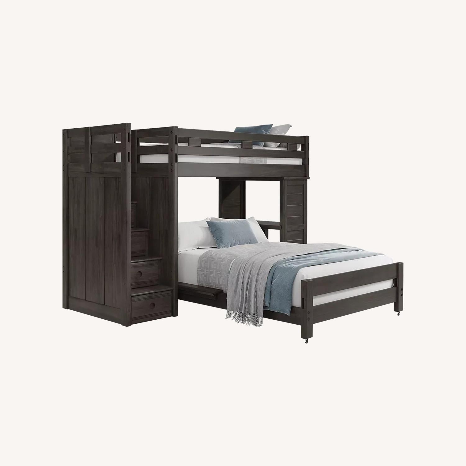 Rooms To Go Creekside Twin/Full Loft Bunk Bed - image-0