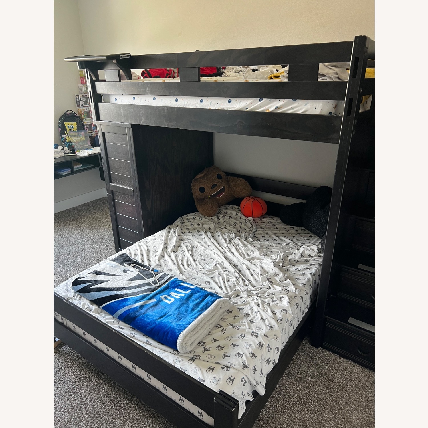 Rooms To Go Creekside Twin/Full Loft Bunk Bed - image-3