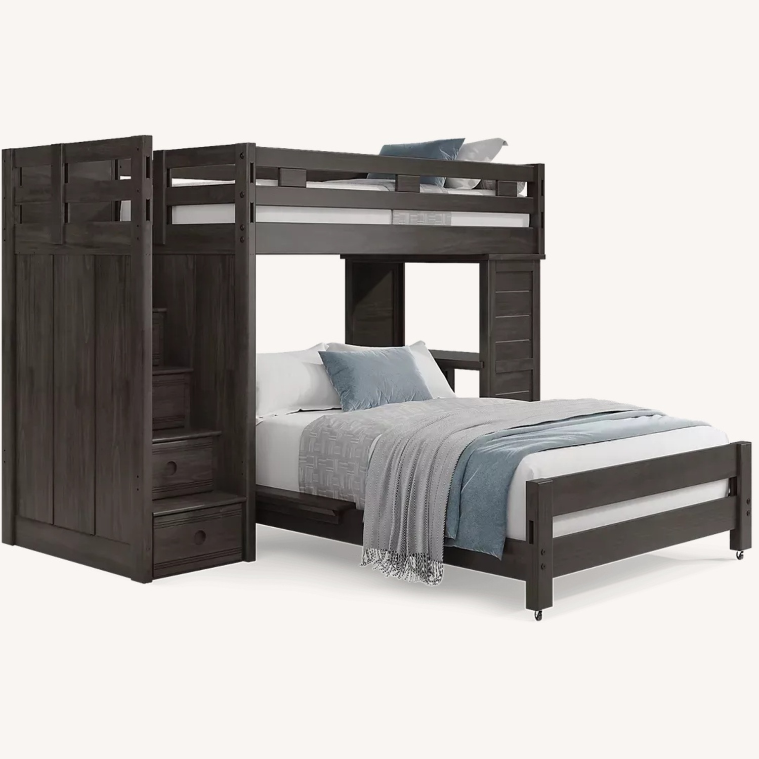 Rooms To Go Creekside Twin/Full Loft Bunk Bed - image-7