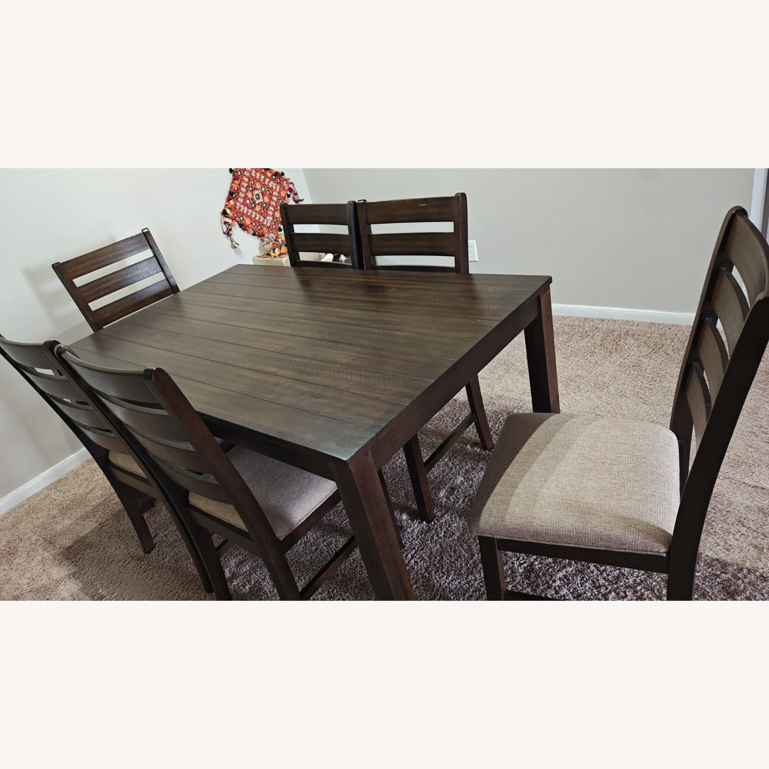 Ashley Rokane 7 piece Dining Table - image-1