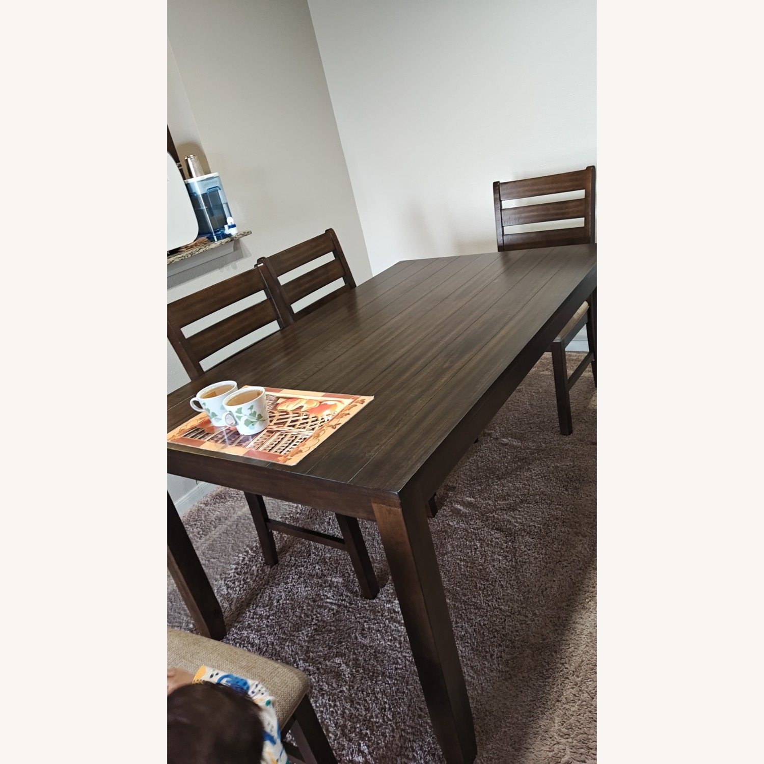 Ashley Rokane 7 piece Dining Table - image-2