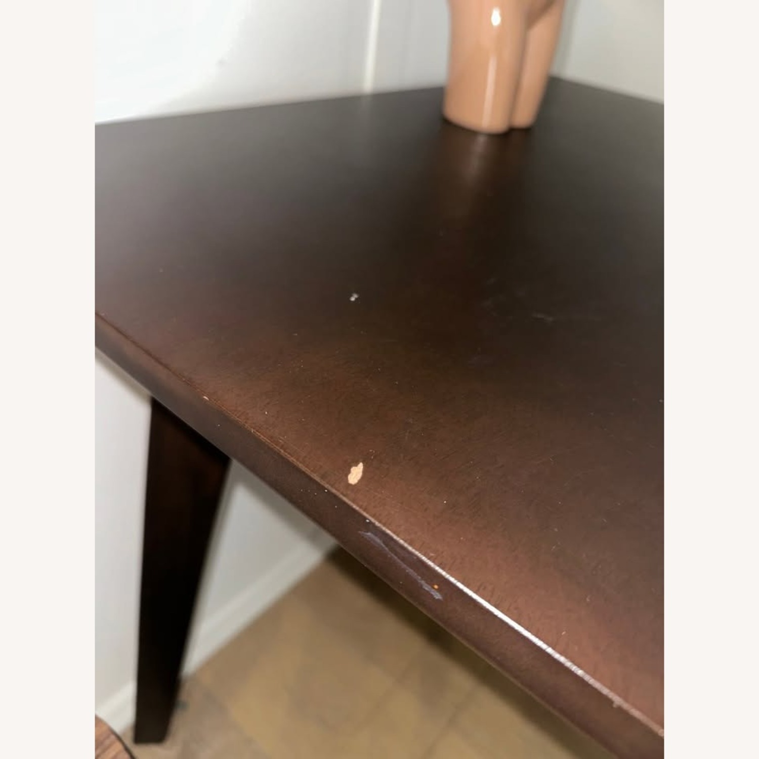 Dark Brown Wood Table Set for 4 - image-4