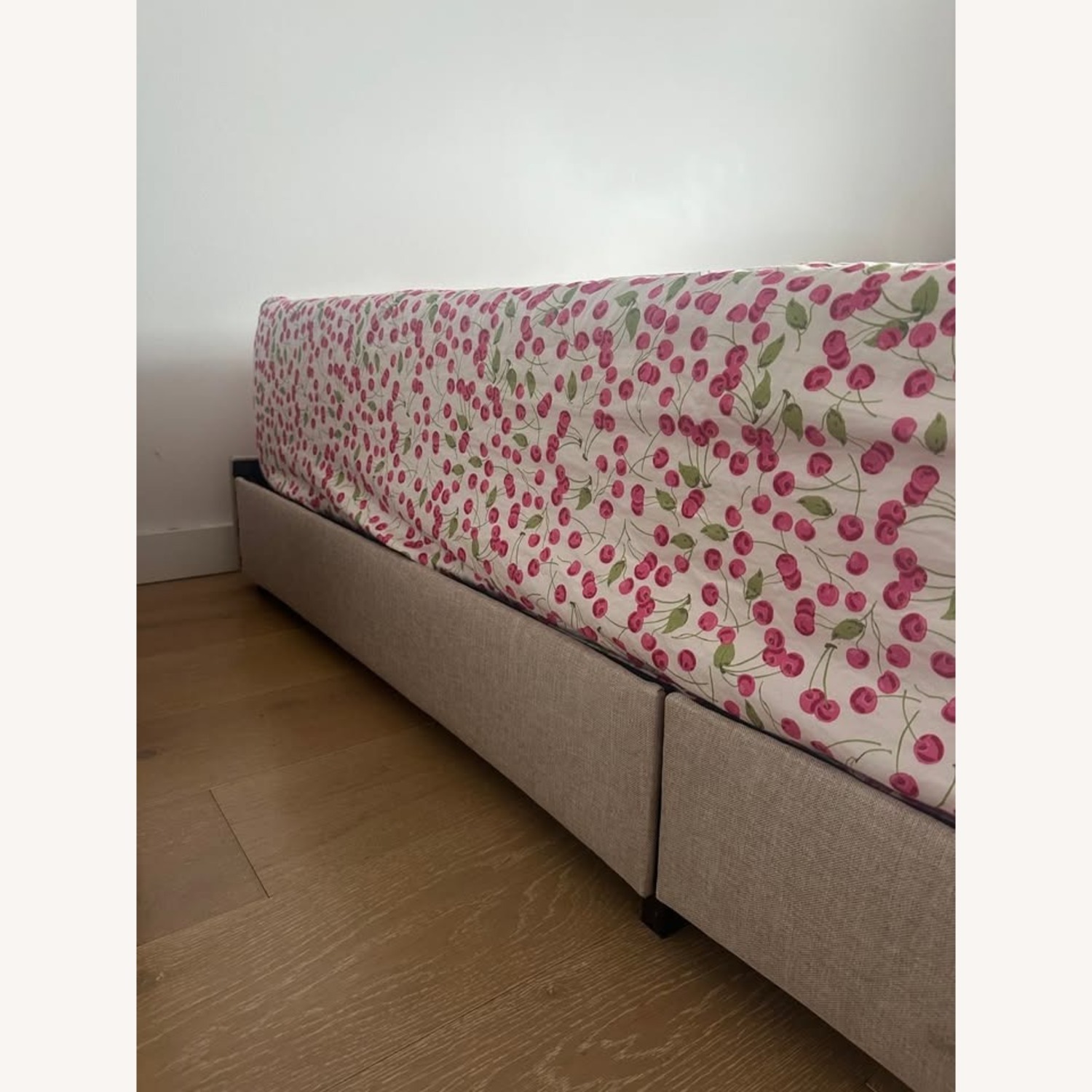 Beige Queen Platform Frame - image-4
