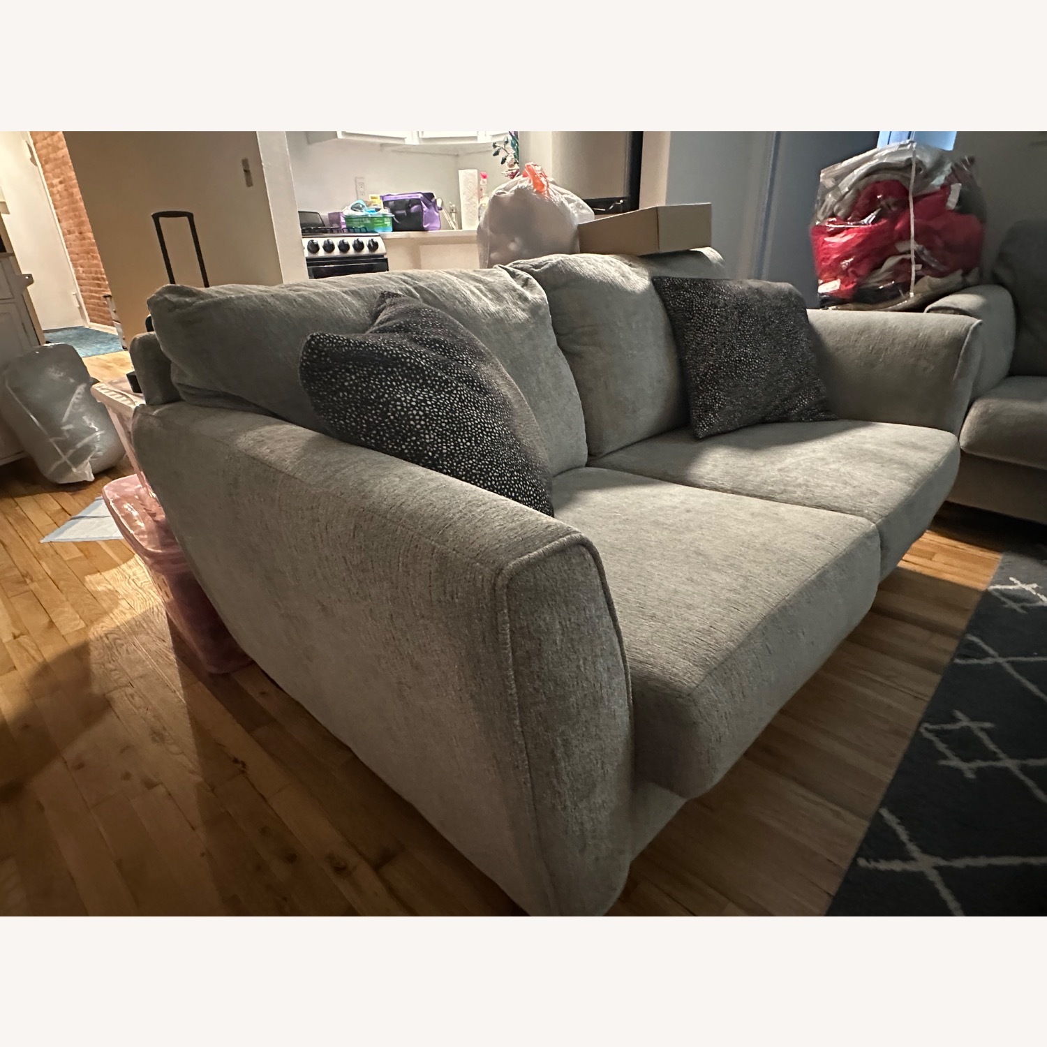 Nebraska Furniture Mart Alloy Loveseat - image-2