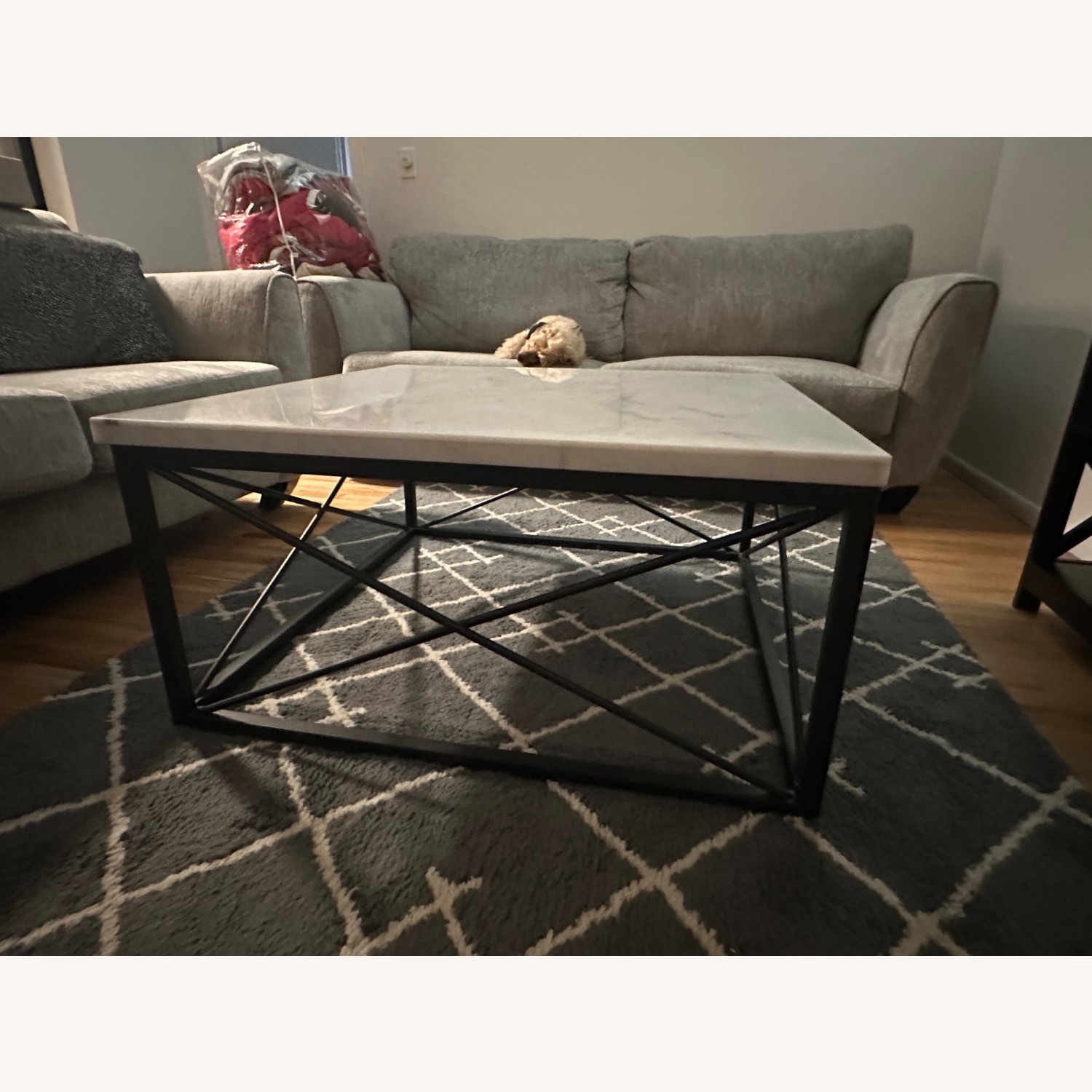 Nebraska Furniture Mart Marble Coffee Table - image-3