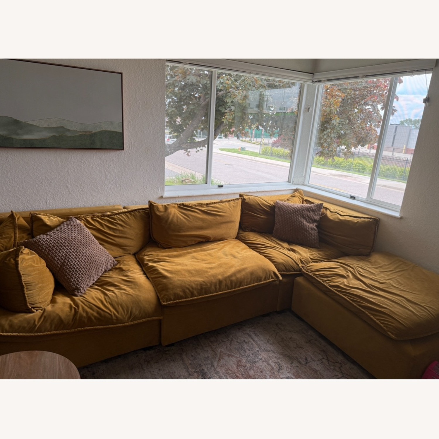 Albany Park Kova Sofa 122" + Ottoman - image-1