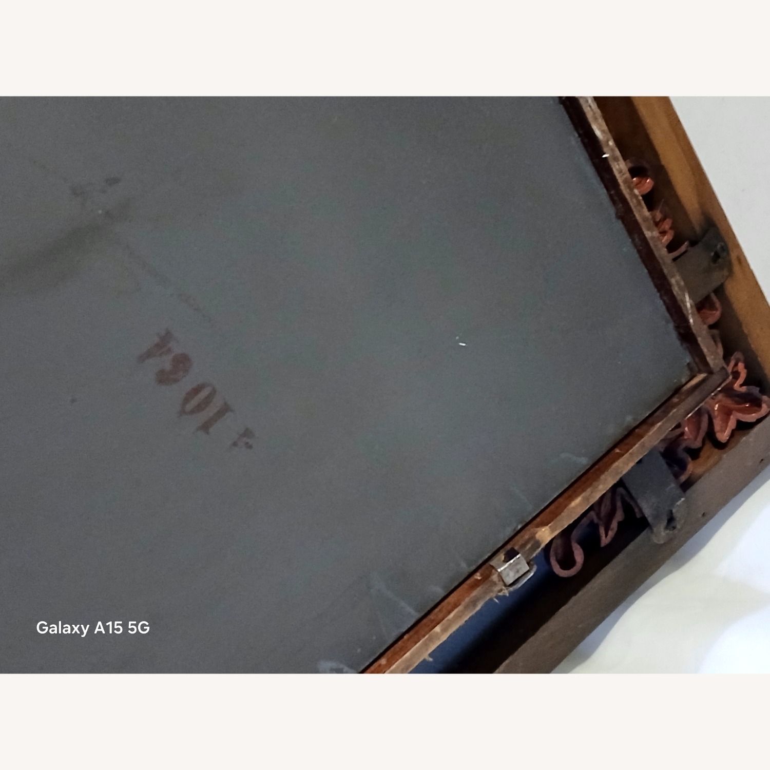 Vintage Mirror with Wooden Shelves - image-9