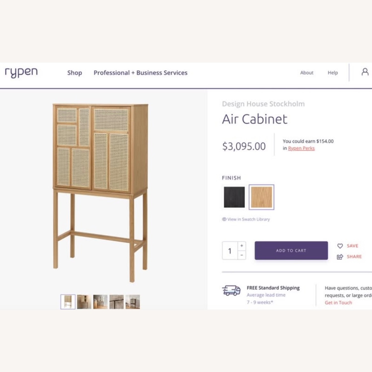 Design House Stockholm Air Cabinet - image-1