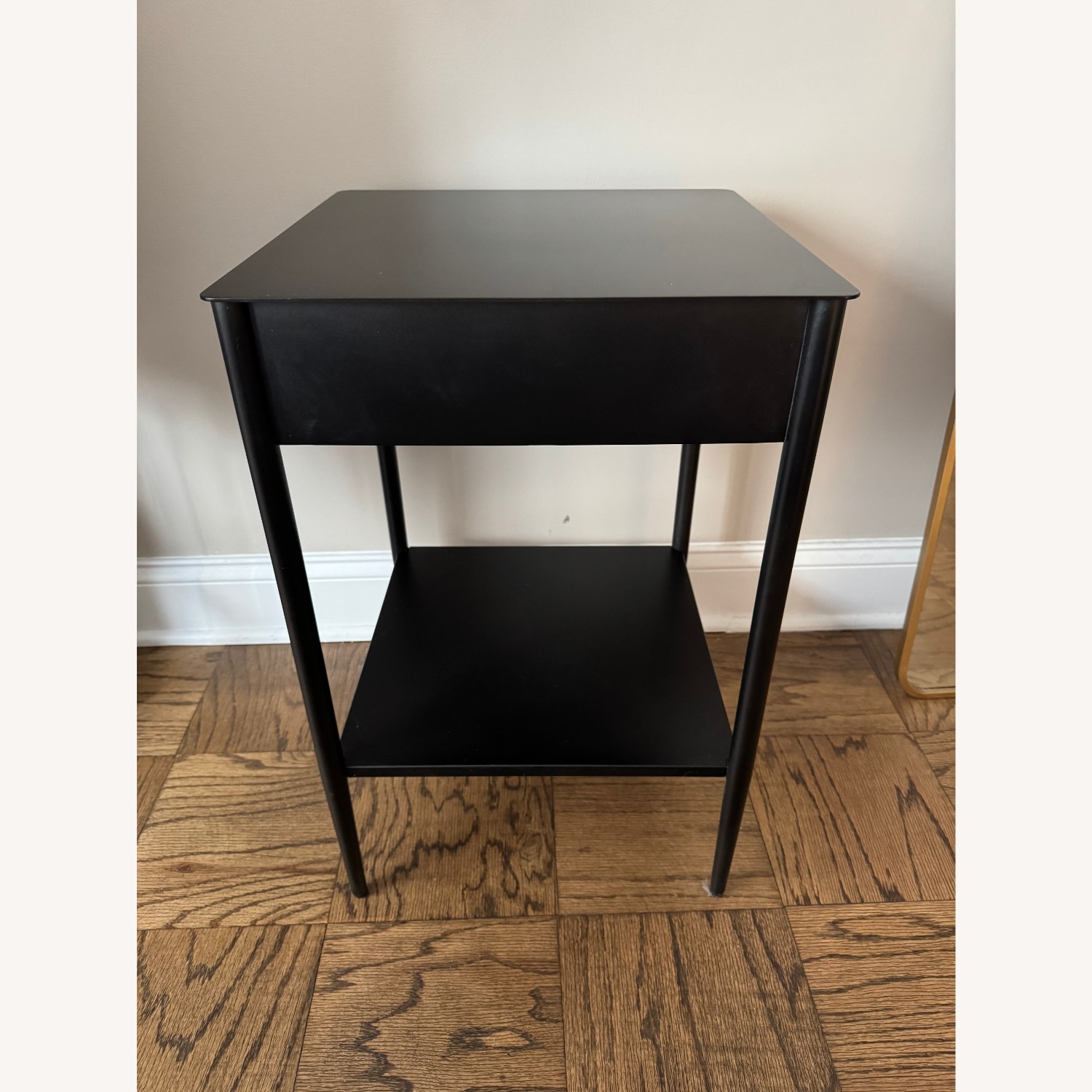 West Elm Metalwork Black Nightstand - image-2