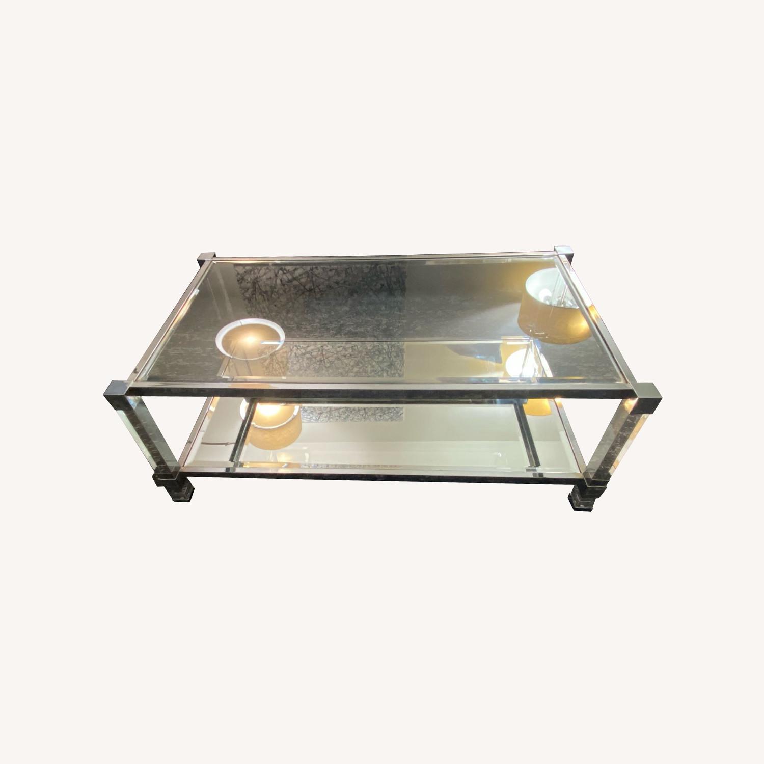 Z Gallerie Glass Coffee Table - image-0