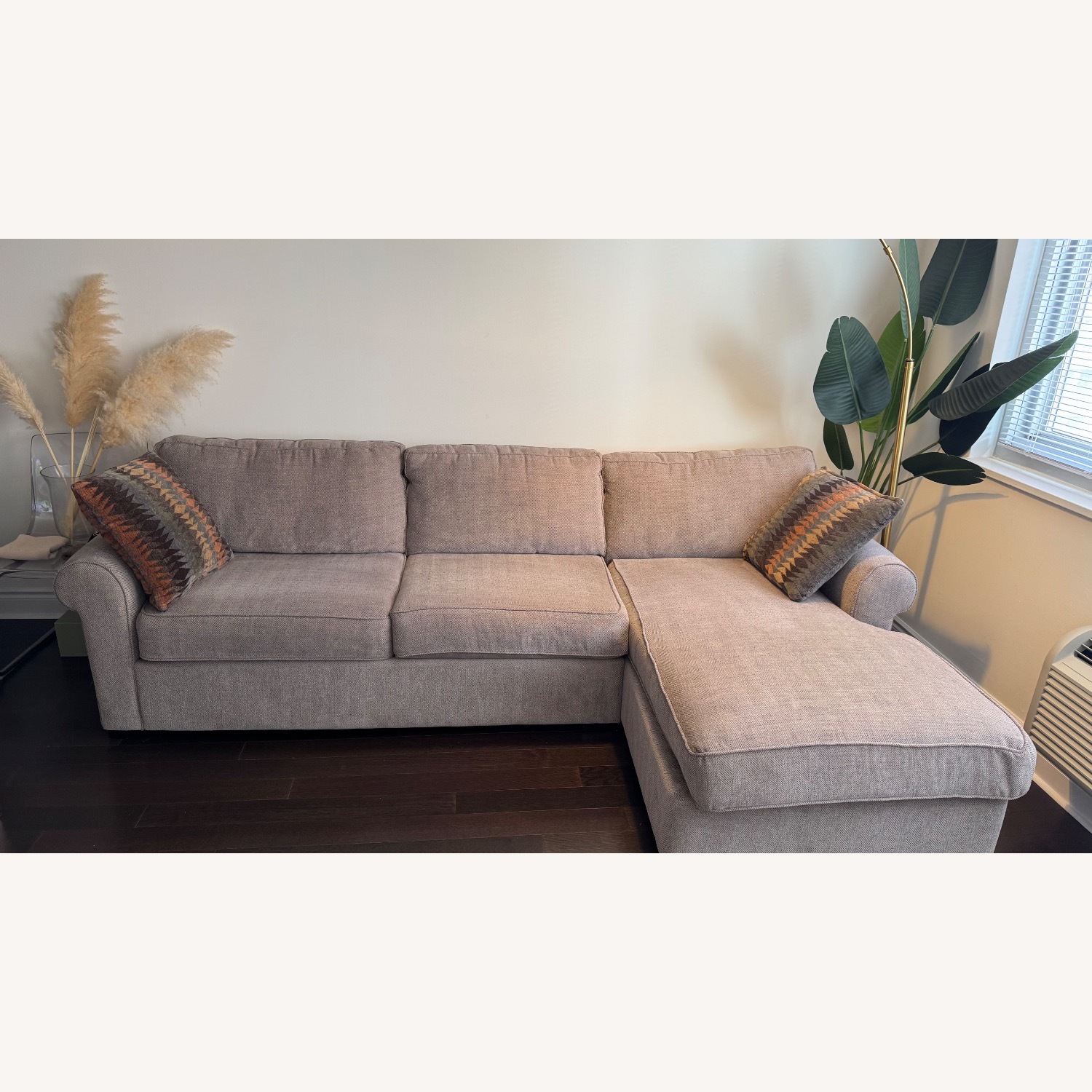 2-piece Raymour & Flanigan sofa chaise – excellent condition! - image-3