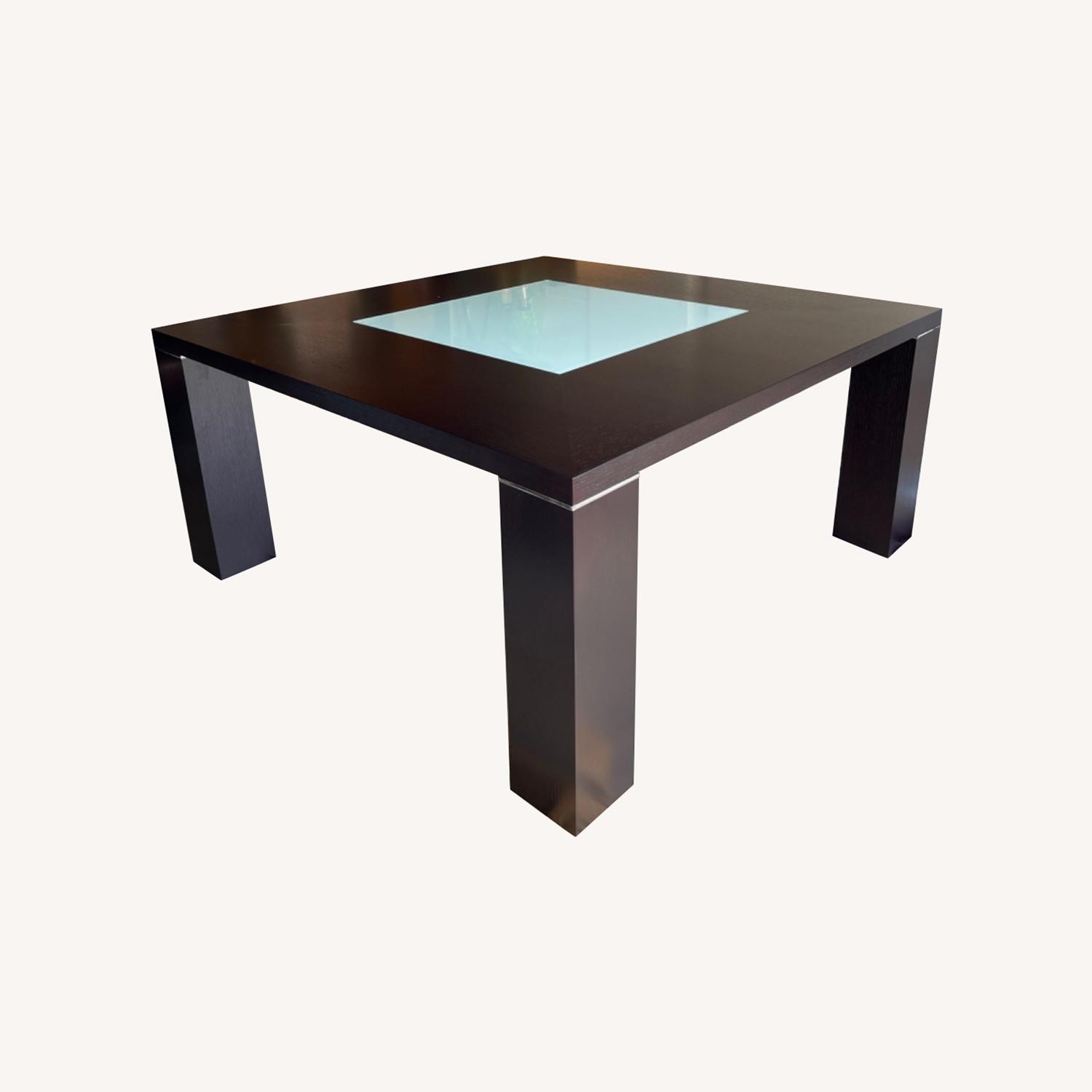 Sharelle Large Contemporary Square Dining Table - image-0