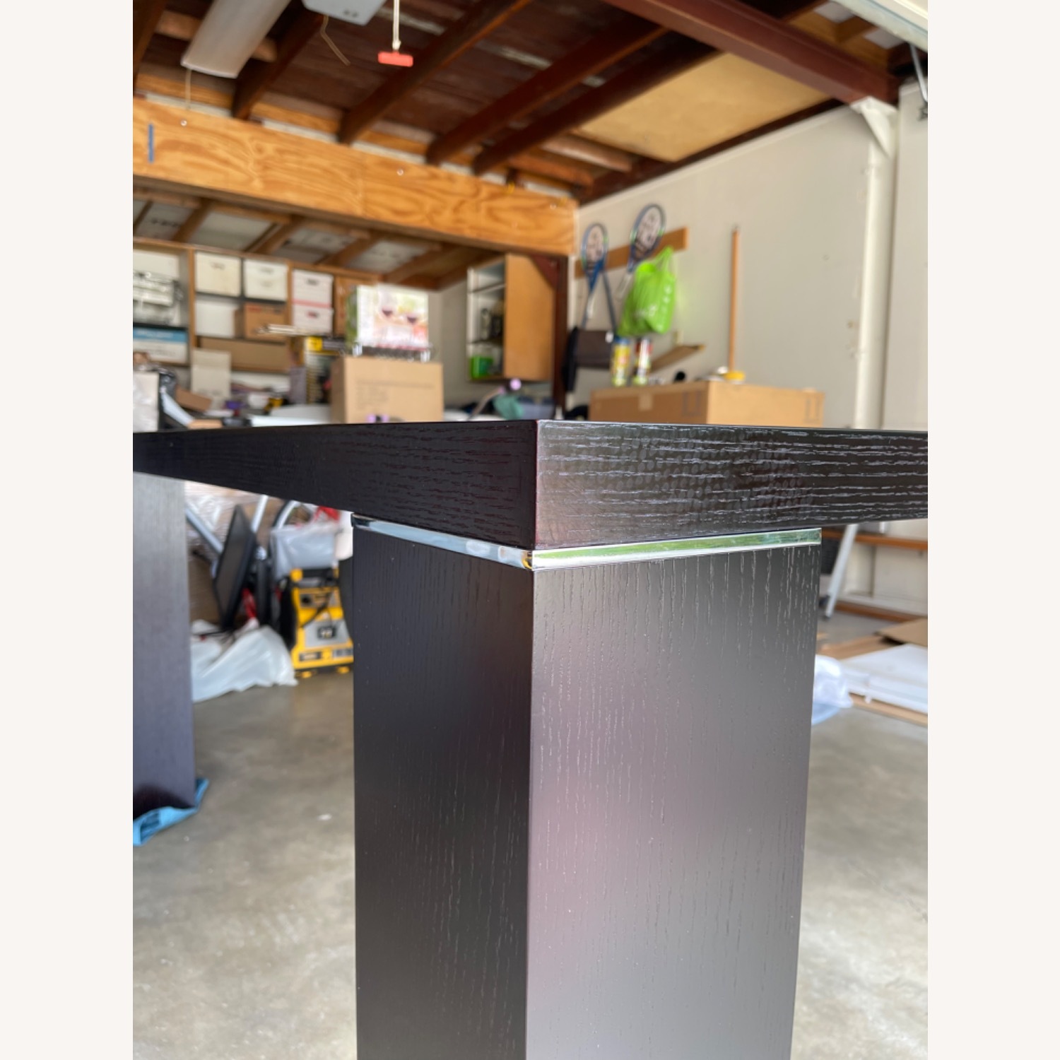 Sharelle Large Contemporary Square Dining Table - image-4