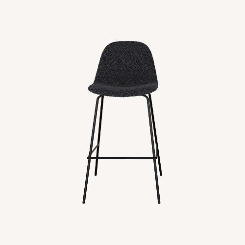Used AllModern Boucle Counter Stool Set of 2 for sale on AptDeco