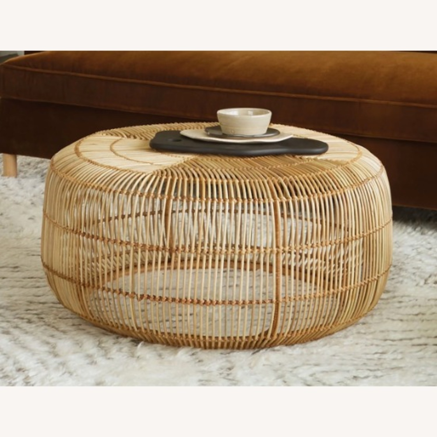 Lulu Georgia Amina Round Coffee Table AptDeco