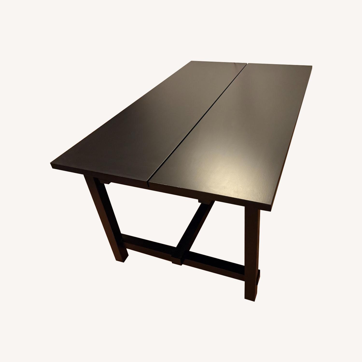 IKEA Nordviken Extendable Dining Table Black - image-5