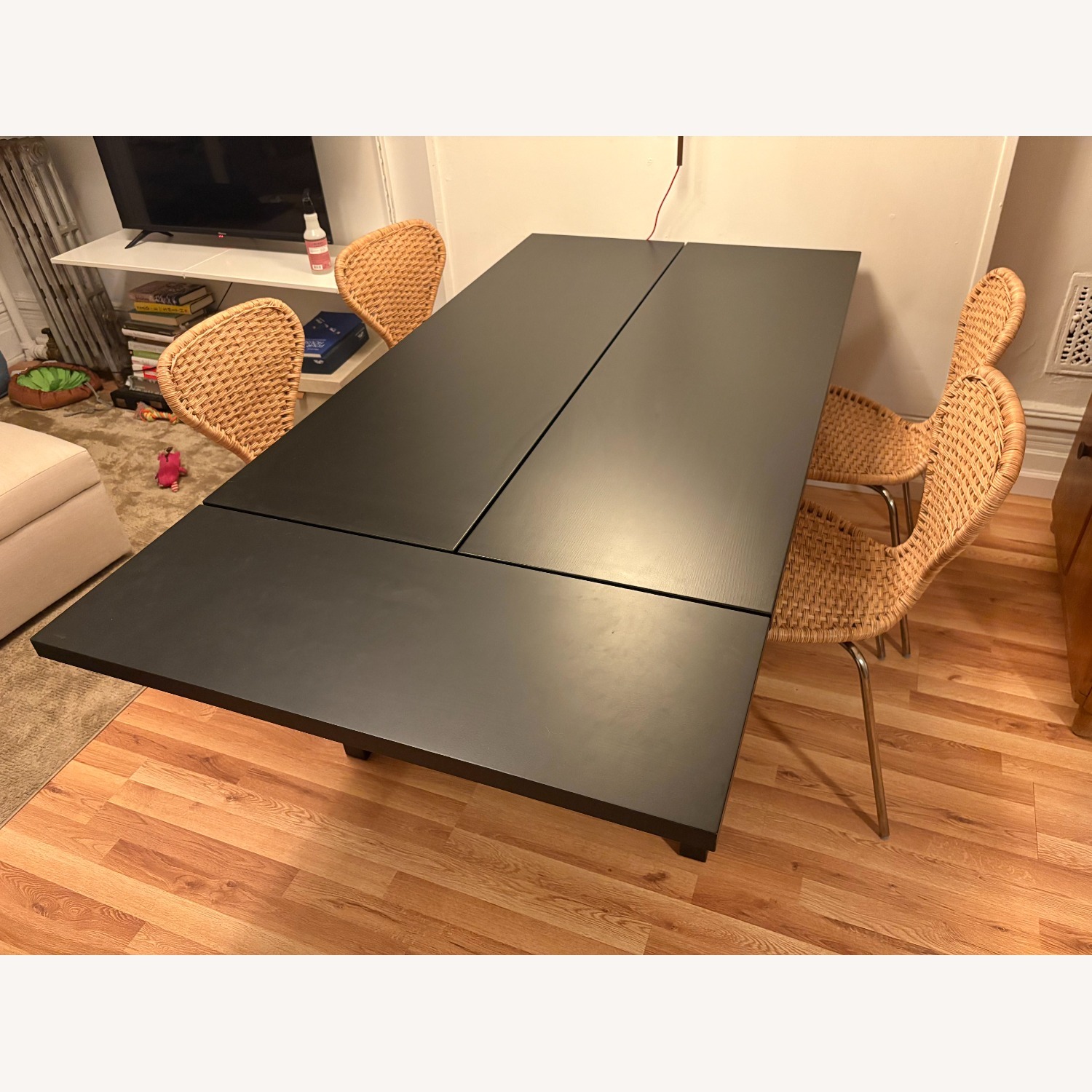 IKEA Nordviken Extendable Dining Table Black - image-2