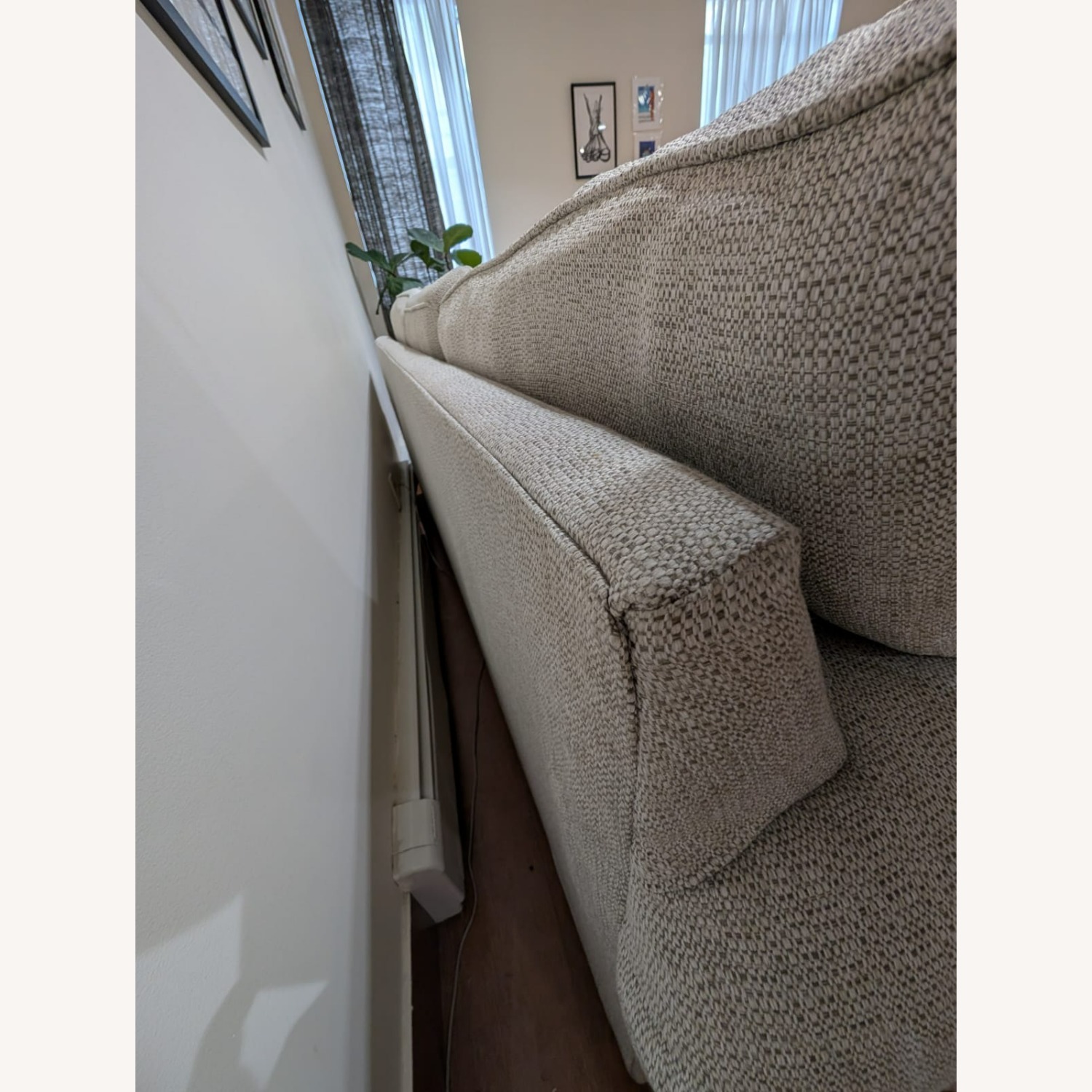 Queen Light Gray Sleeper Sofa - image-5