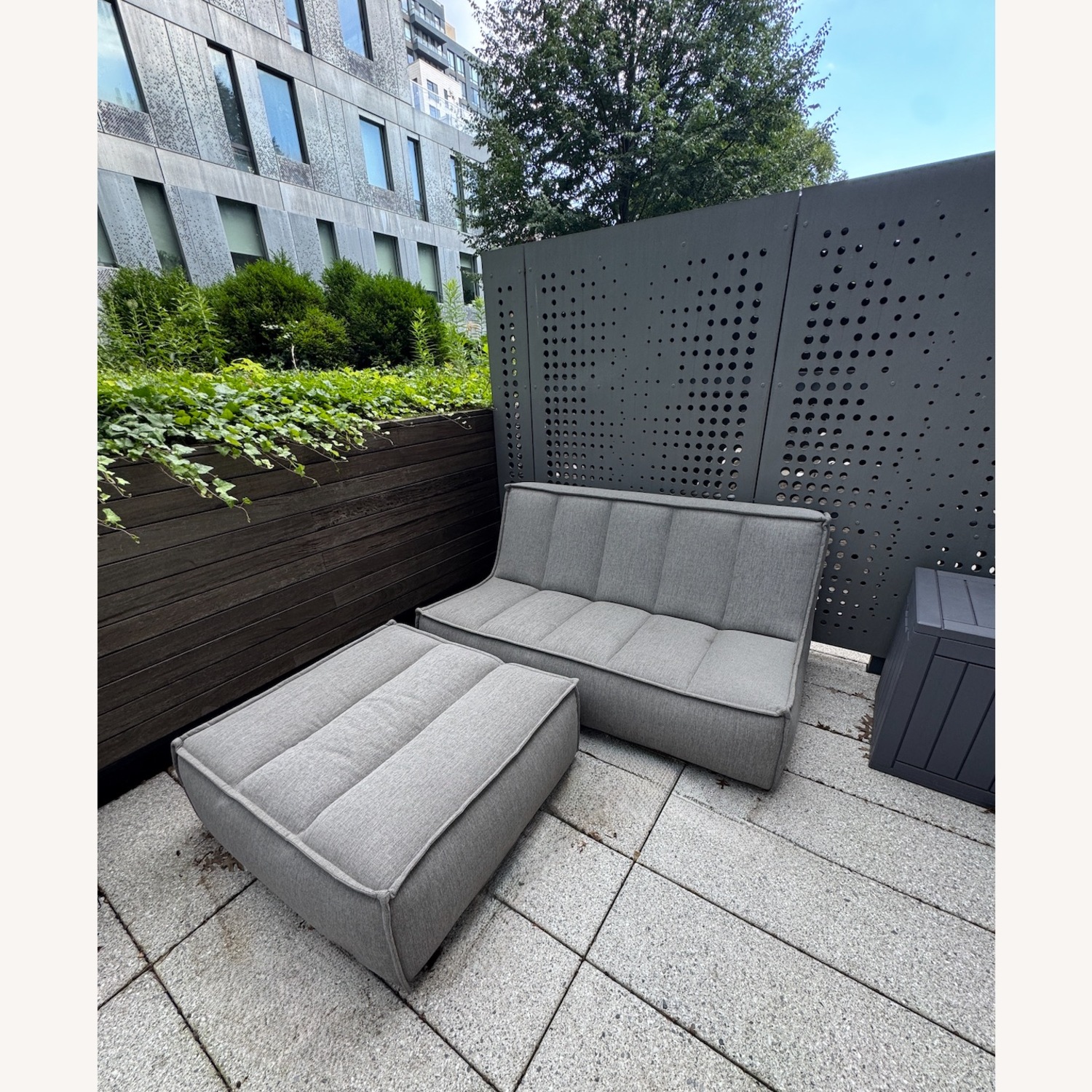 Arhaus Porto Outdoor Sofa & Ottoman - image-1