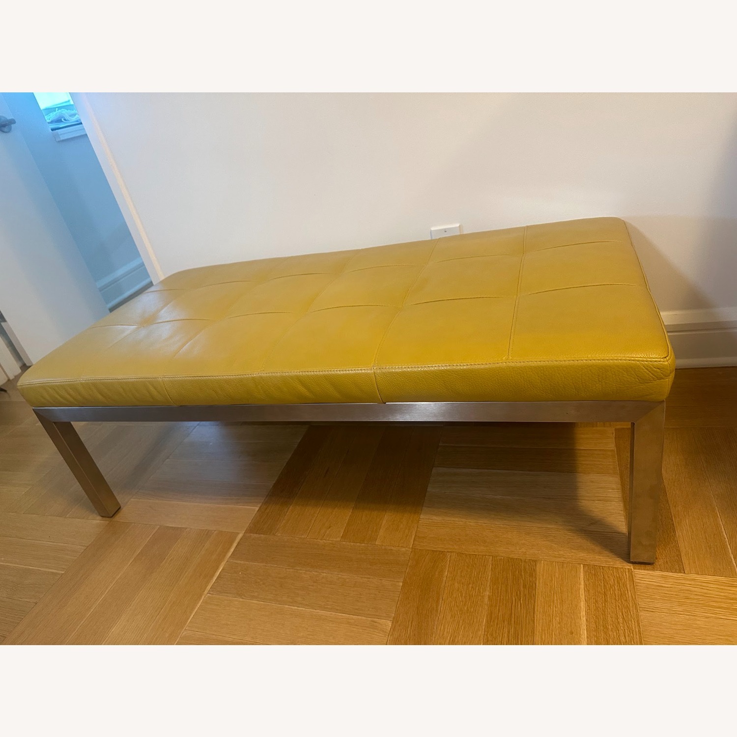 Room & Board Ravella Leather Ottoman - image-2