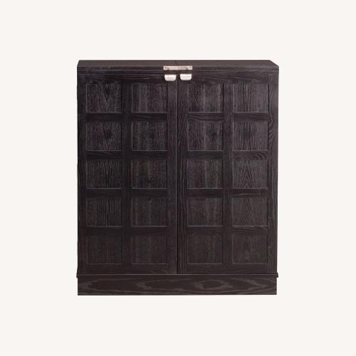Used Crate & Barrel Steamer Bar Cabinet for sale on AptDeco