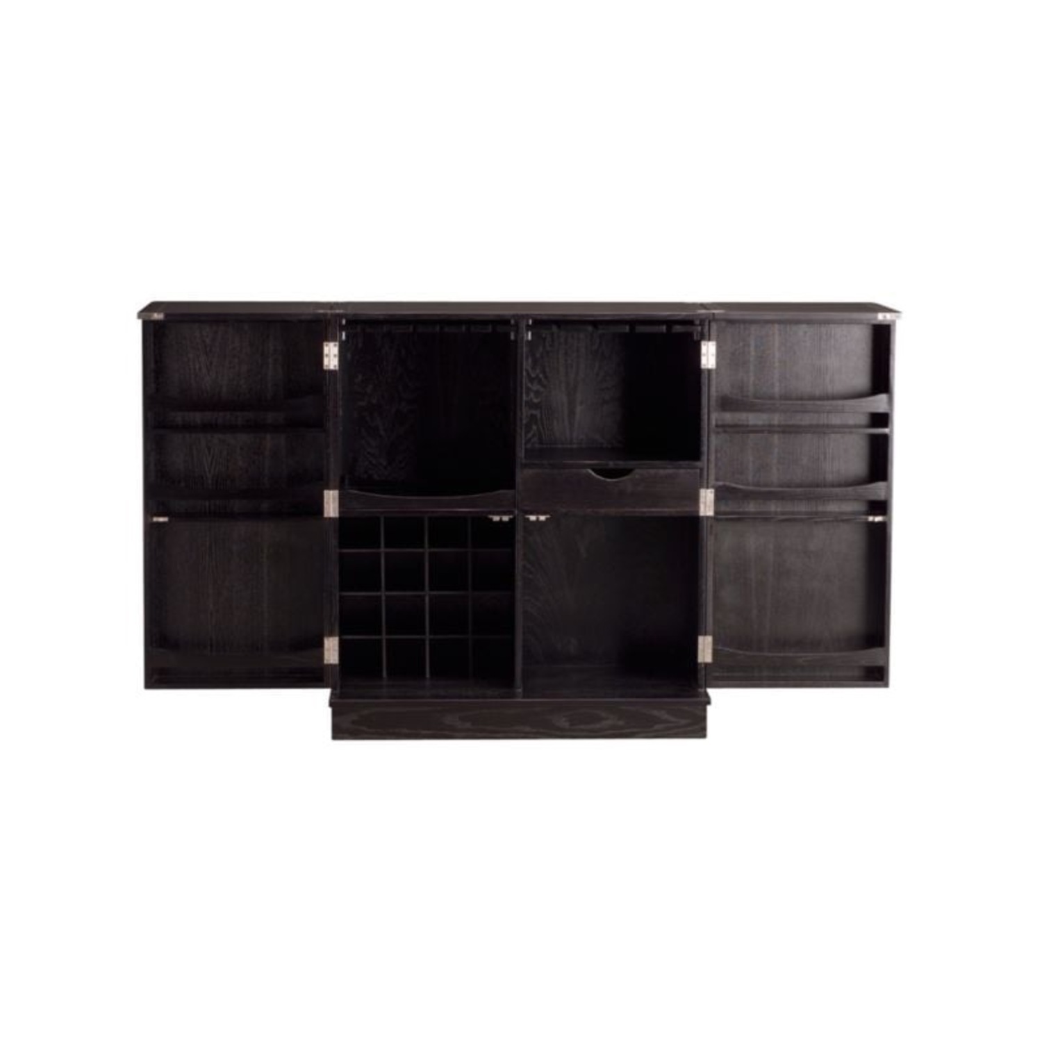 Crate & Barrel Steamer Bar Cabinet - image-9