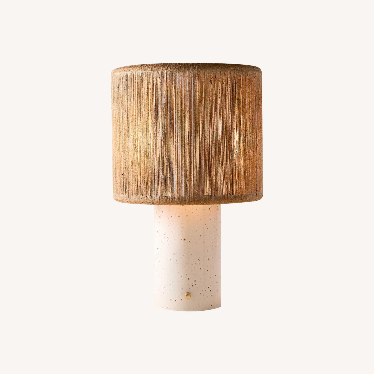 CB2 Ramble Tall White Ceramic Table Lamp - image-0