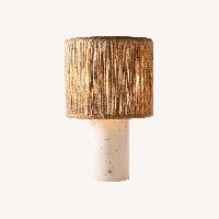 CB2 Ramble Tall White Ceramic Table Lamp
