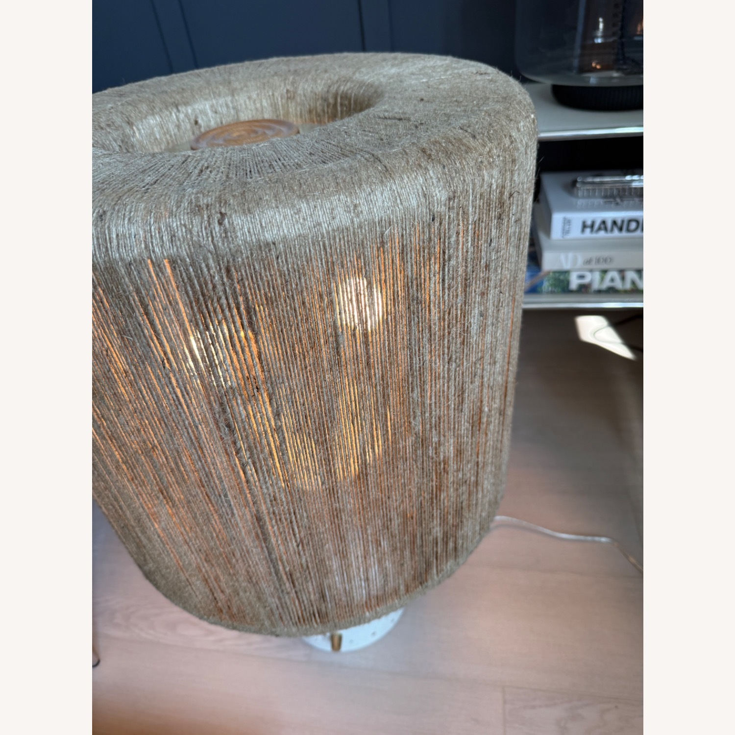 CB2 Ramble Tall White Ceramic Table Lamp - image-2