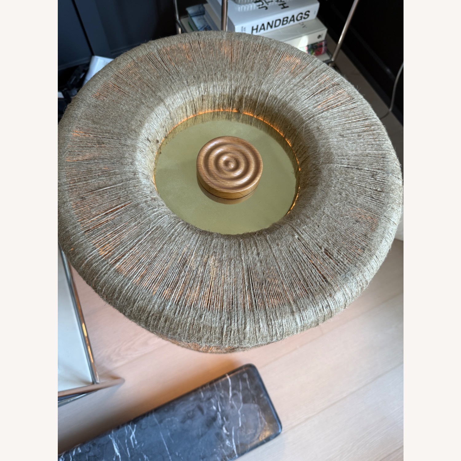 CB2 Ramble Tall White Ceramic Table Lamp - image-3