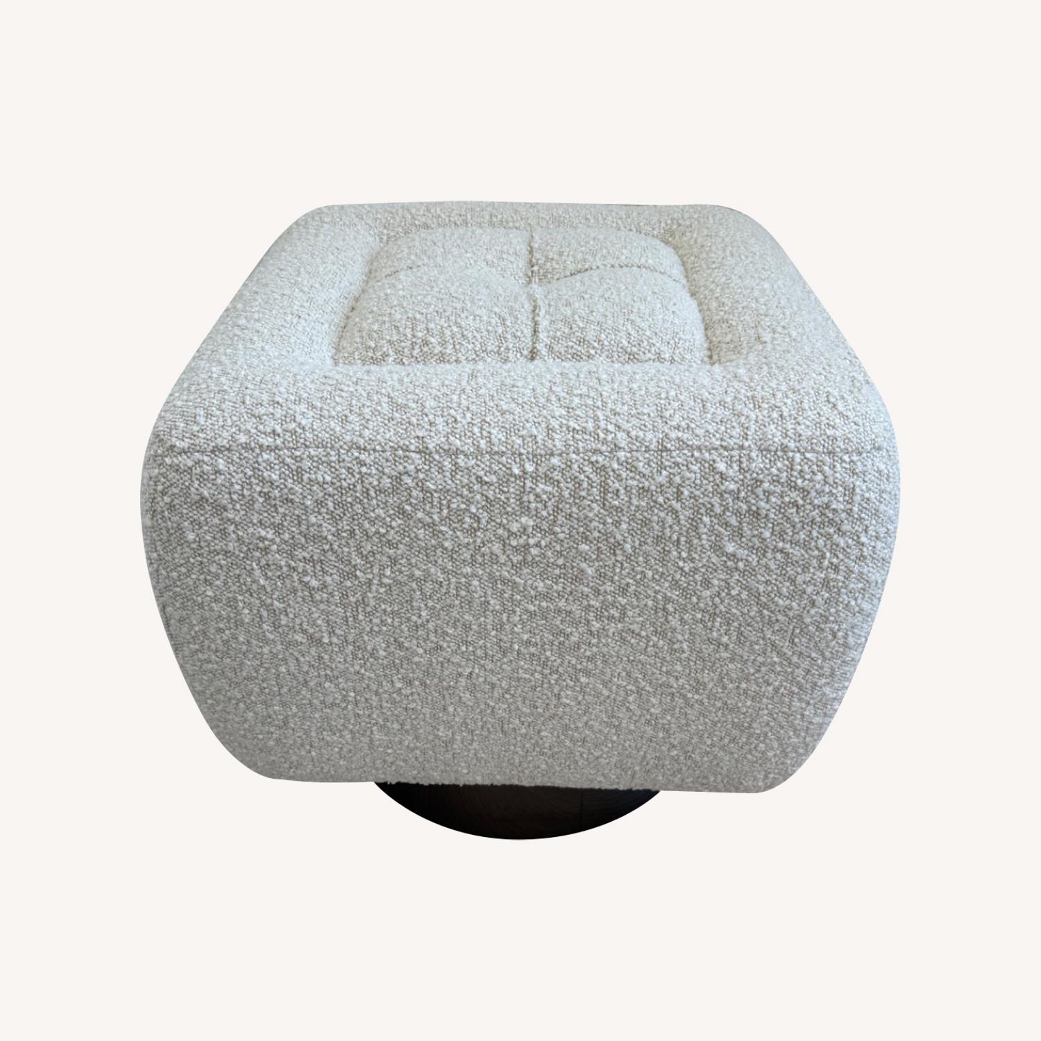 CB2 Fells Tufted Ottoman Blouce - image-0
