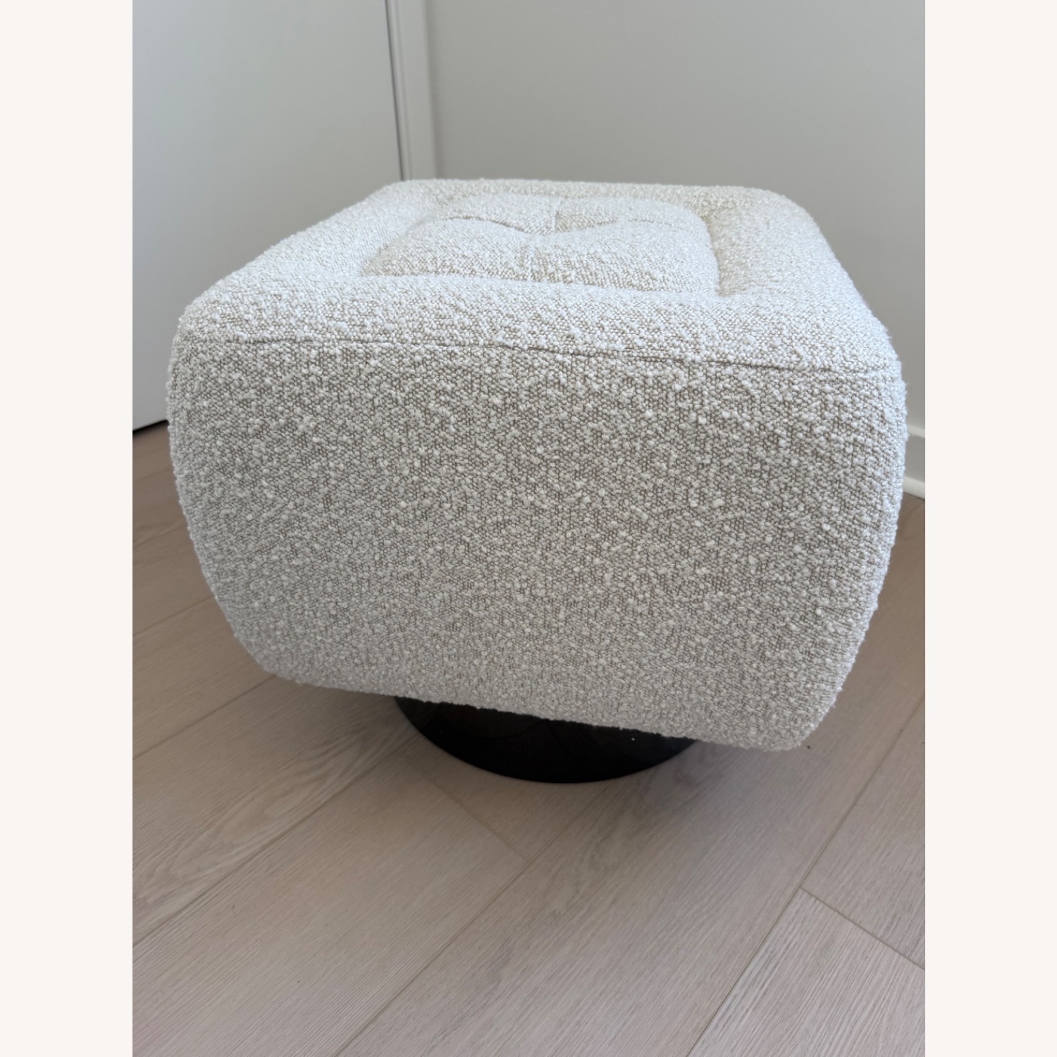 CB2 Fells Tufted Ottoman Blouce - image-4