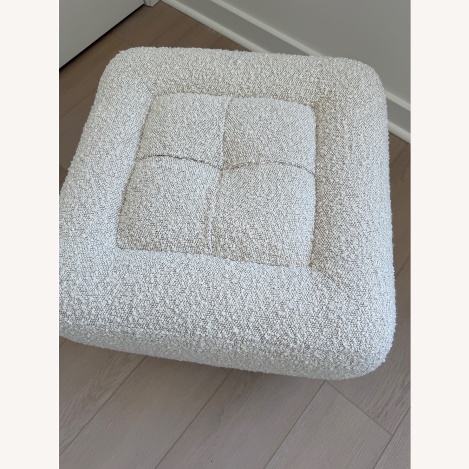 CB2 Fells Tufted Ottoman Blouce - image-5