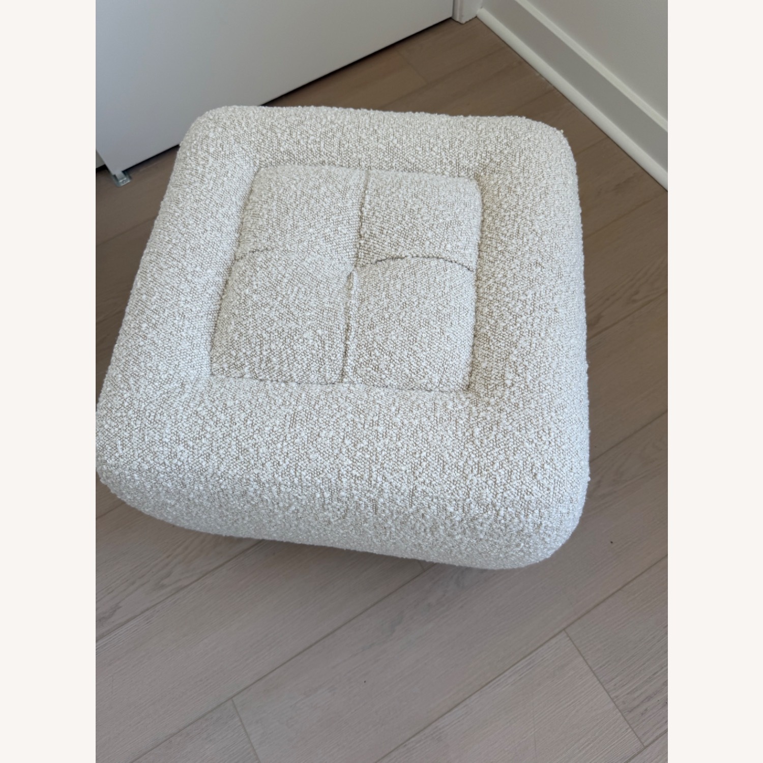 CB2 Fells Tufted Ottoman Blouce - image-2