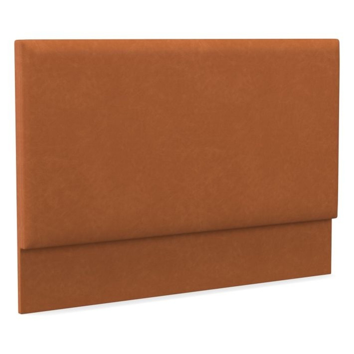 West Elm Upholstered Headboard - Faux Leather - image-3