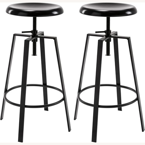 Used Brage Living Atlas Adjustable Height Bar Stools for sale on AptDeco