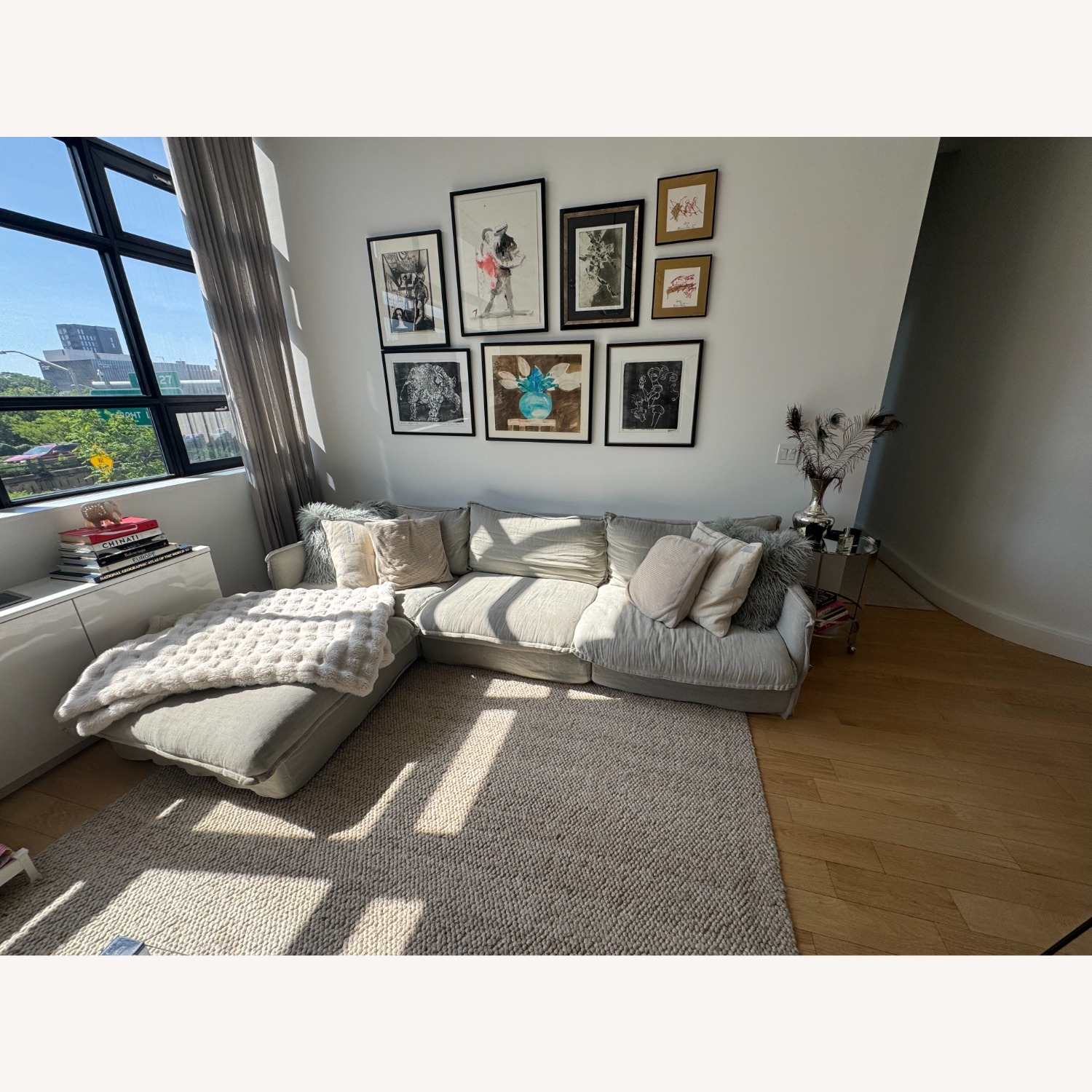 Neva Chaise Sectional Sofa - image-4