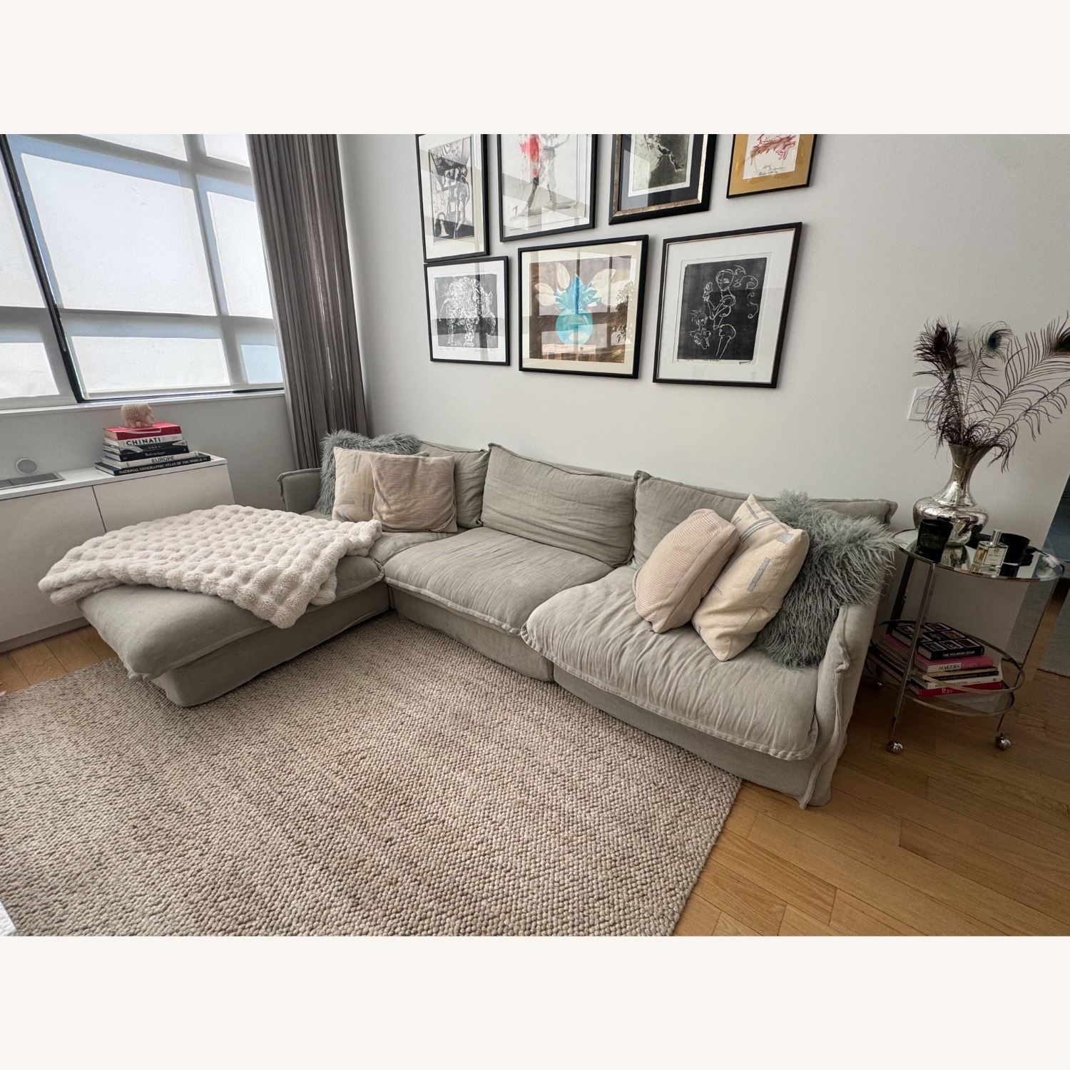 Neva Chaise Sectional Sofa - image-1