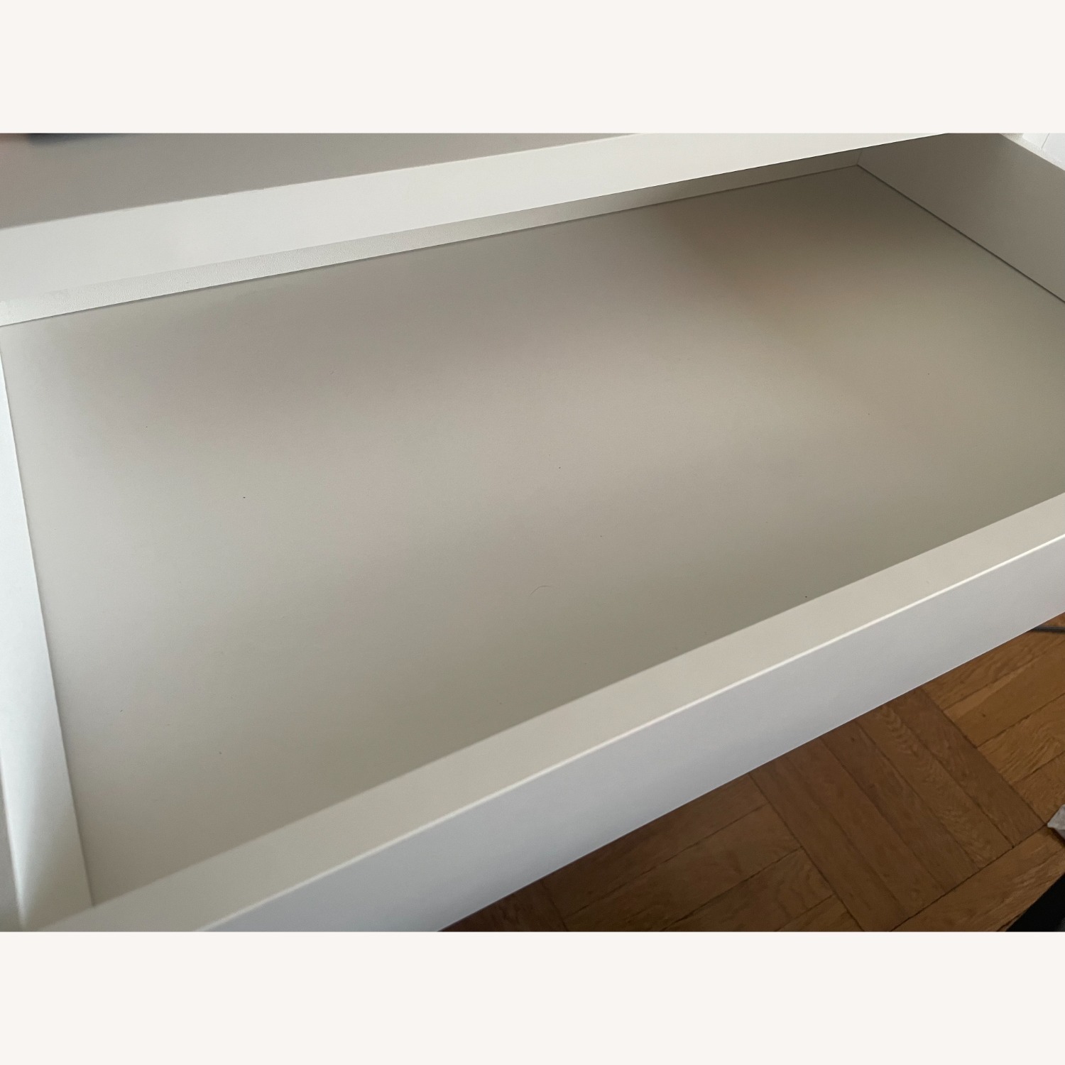 IKEA MICKE White Desk with Storage - image-5