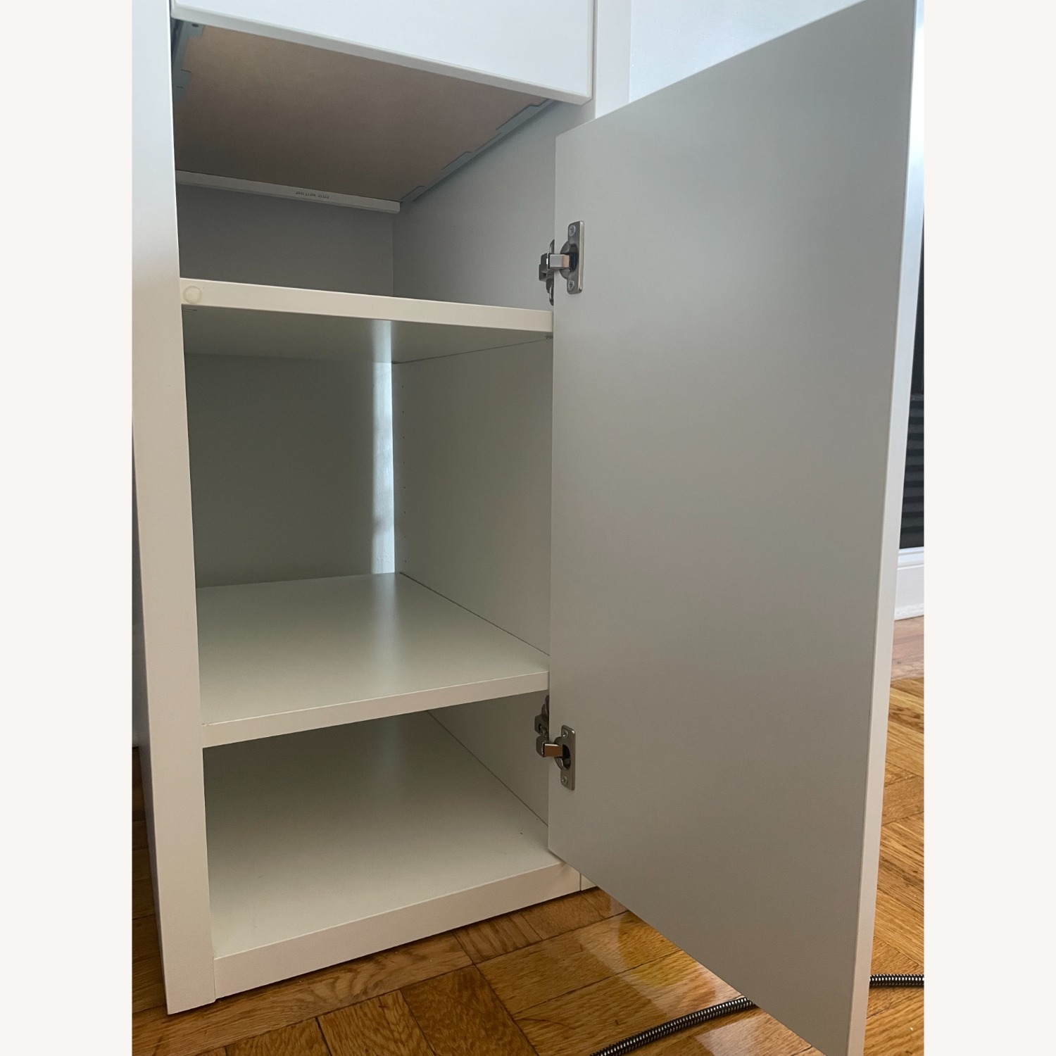 IKEA MICKE White Desk with Storage - image-6