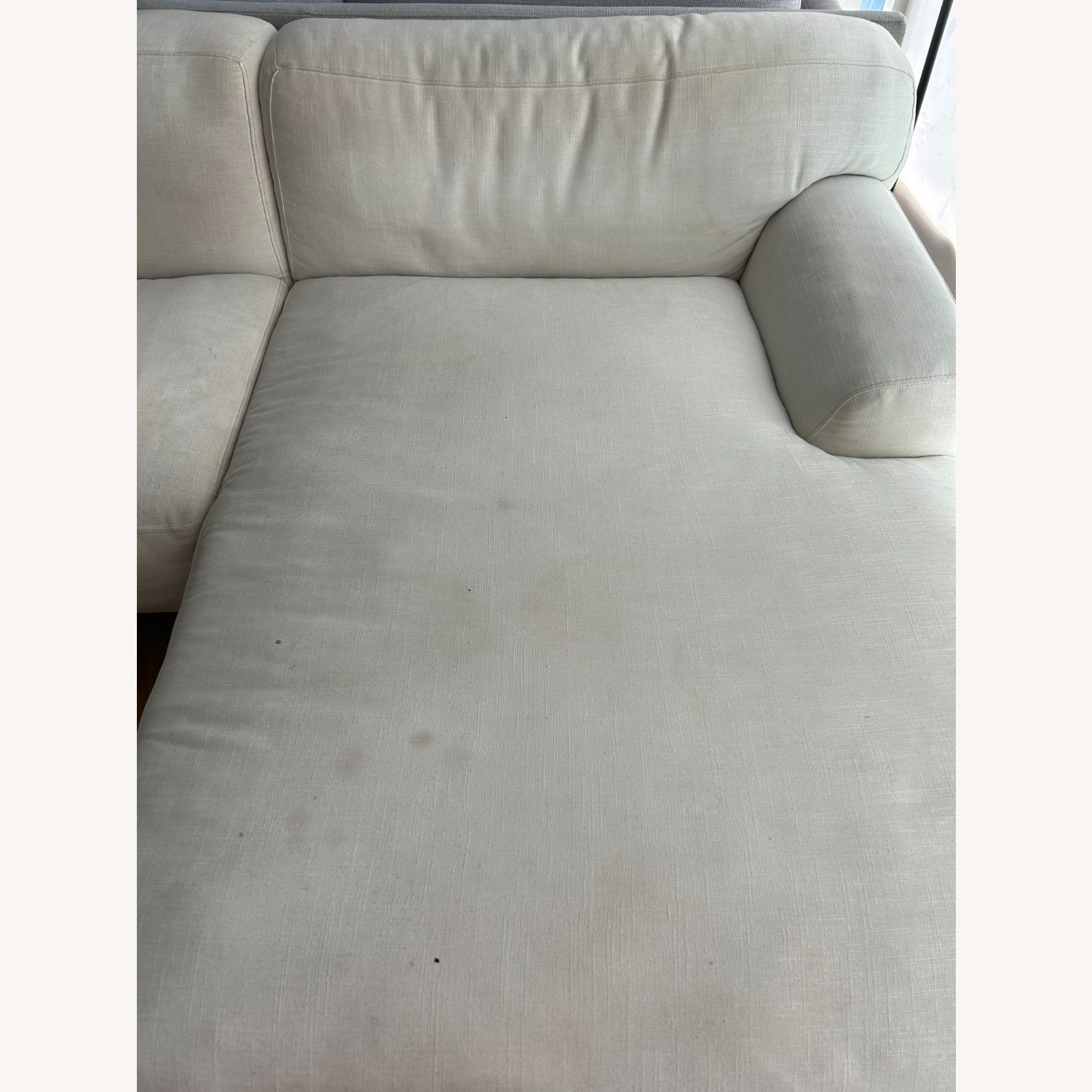 Abisko 94.5" Sectional - Quartz White - image-2