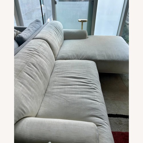Used Abisko 94.5" Sectional - Quartz White for sale on AptDeco