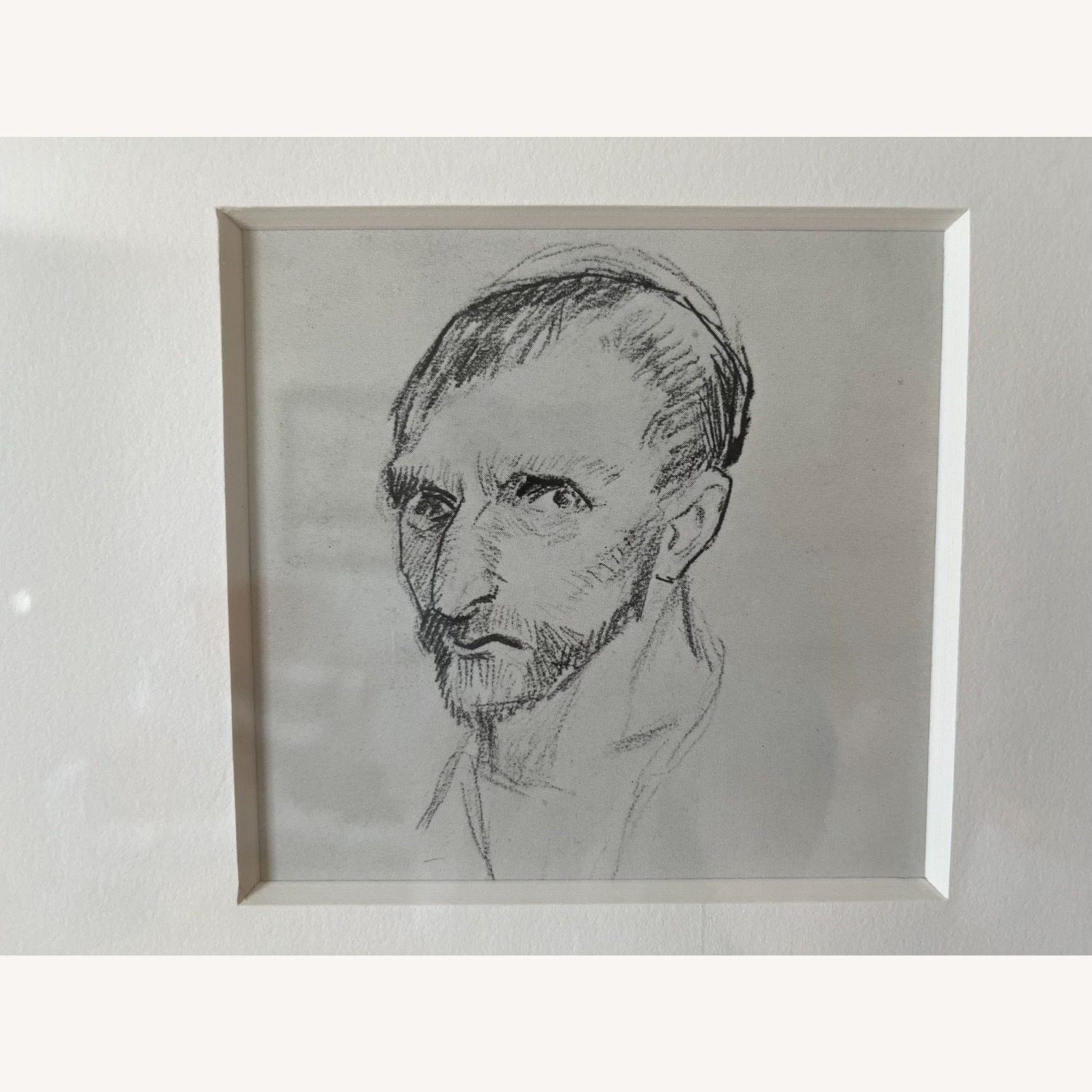 Framed Print of Van Gogh Self-Portrait - image-2