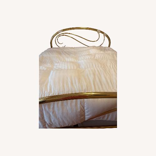 Used Charles P Rogers Brass King Bed for sale on AptDeco