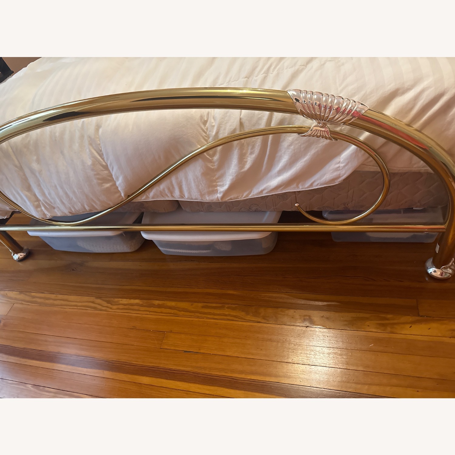 Charles P Rogers Brass King Bed - image-3