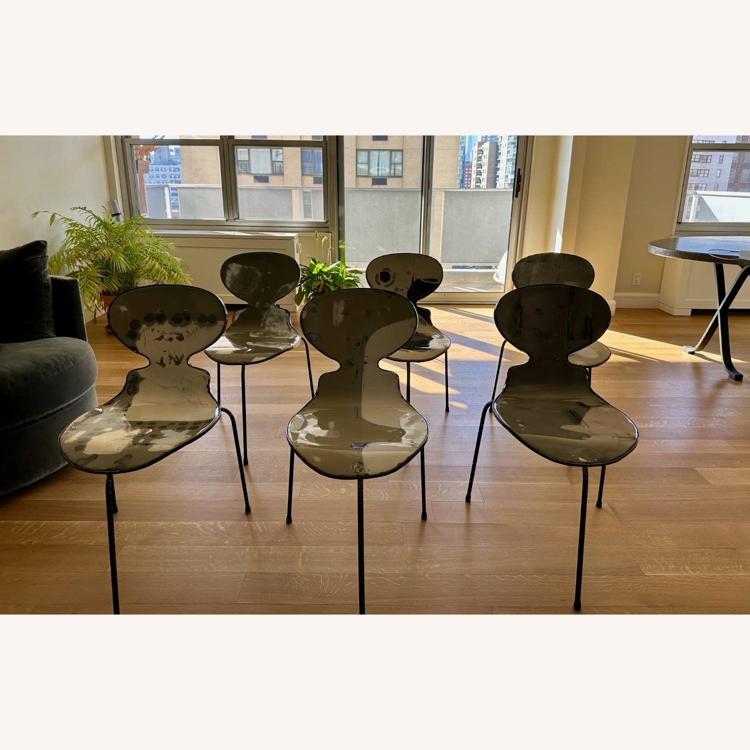 ABC Carpet and Home Metal Chairs  - image-3