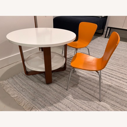 Used West Elm Mid-Century Play Table and Chairs for sale on AptDeco