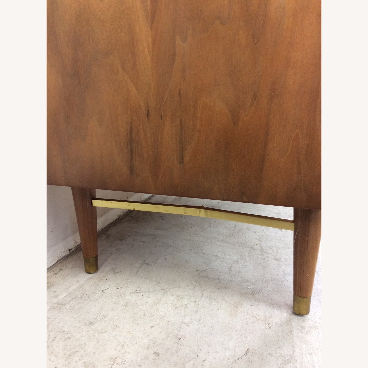 Mid Century 2pc Highboy Dresser with Tambour Door - image-18